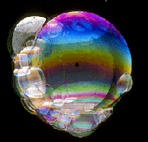 Colorful bubble.